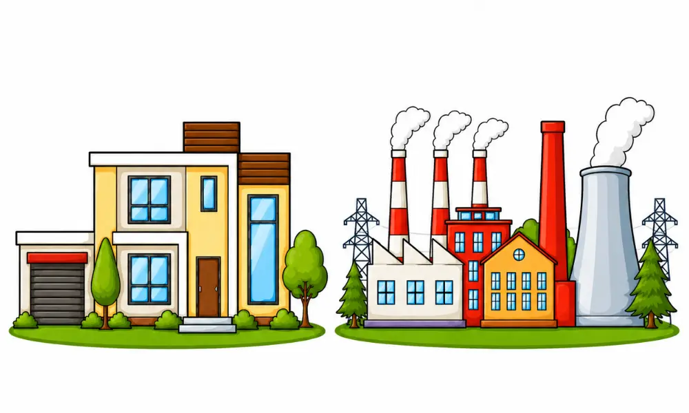Factory And House Design