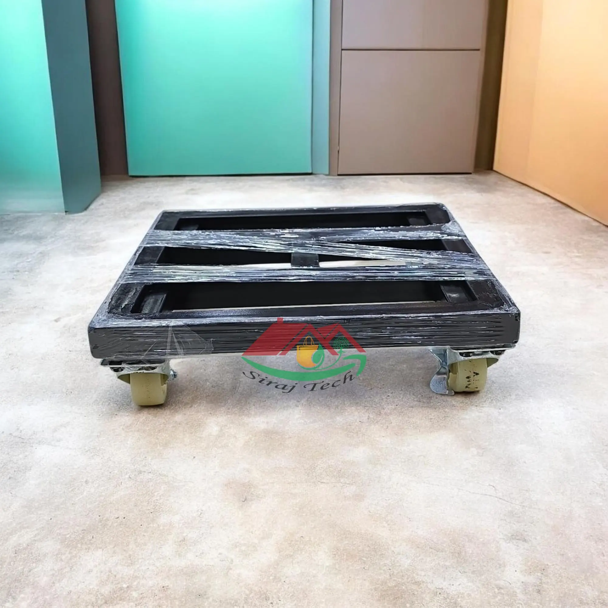 Plant Stand with Wheels | Heavy Duty MS Plant Trolley for Grow Bags & Pots 5