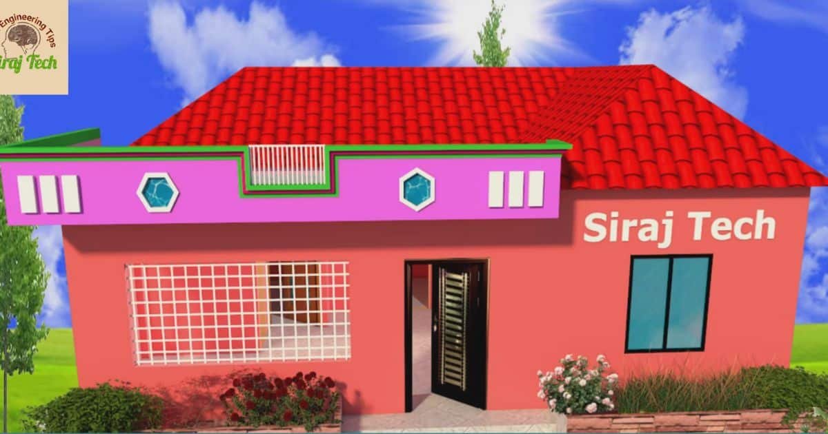 3 BHK Tin shed house design in bangladesh and india