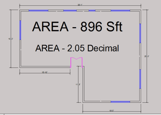 3 bedroom L size House design in Bangladesh and India