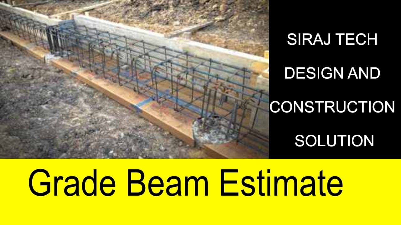 How to Estimate Concrete Volume for Grade Beam | গ্রেড বীমের আর.সি.সি কাজের হিসাব