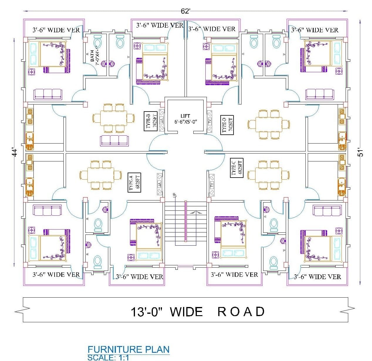 Floor Plan Design in Bangladesh | ফ্লোর নকশা সেবা 6