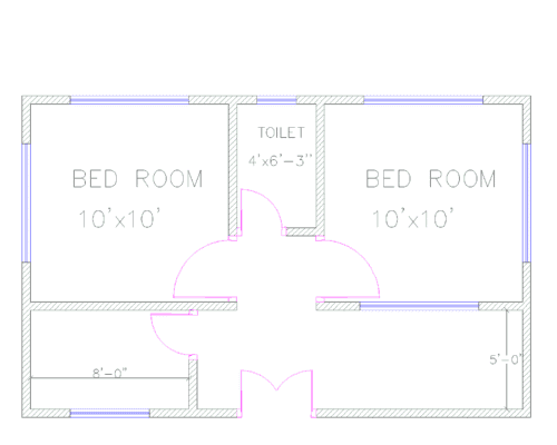 small house design with floor plan