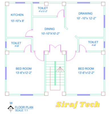 3d House With Floor Plan