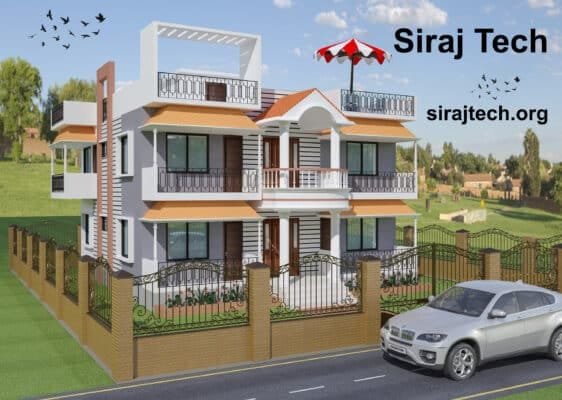 Modern Duplex House Plans - সুন্দর ডুপ্লেক্স বাড়ির ডিজাইন ও নকশা