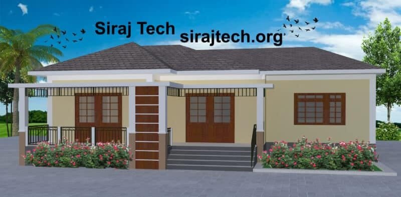 Tiny house floor plans - ৩ বেডরুমের টিনশেড বাড়ির ডিজাইন ও খরচ