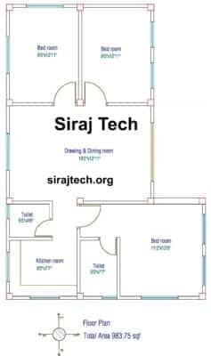 simple home design in village