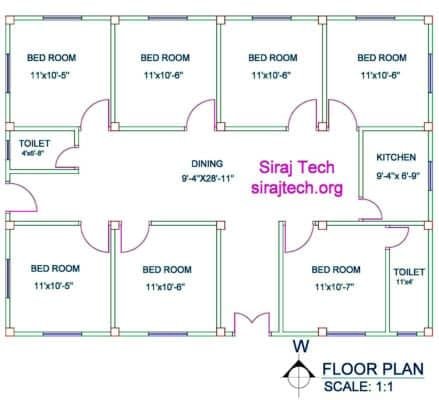 7 bedroom house design