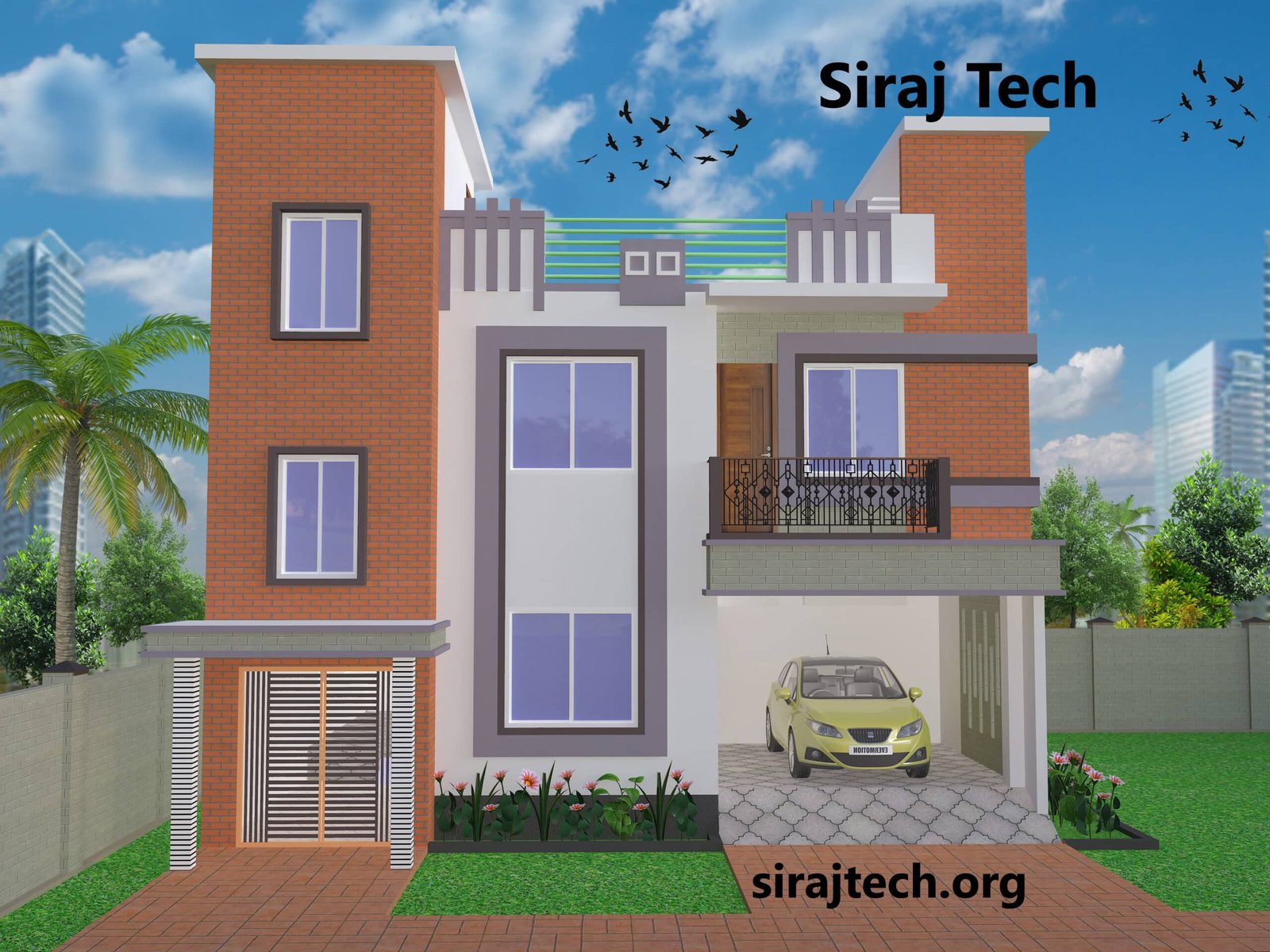 Duplex house plans in Bangladesh - সুন্দর ডুপ্লেক্স বাড়ির ডিজাইন ও নকশা