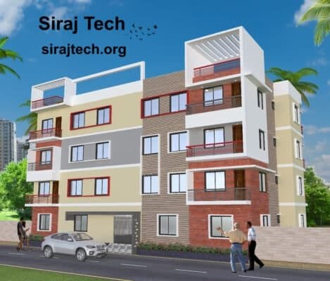 2 Unit 4 storey house design