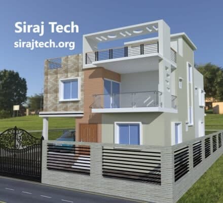 4 Bedroom duplex house design
