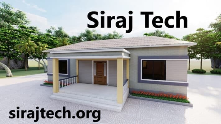 Tiny house design - গ্রামের আধুনিক টিনশেড বাড়ির ডিজাইন