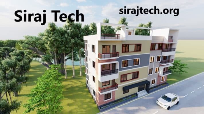 2 Unit 4 storey house design