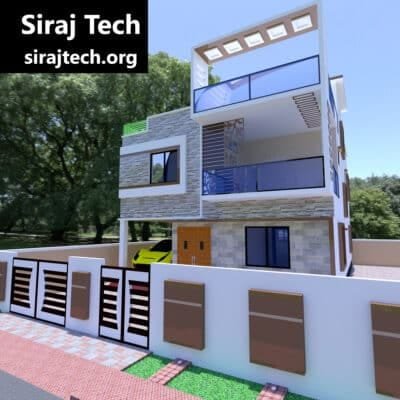 4 Bedroom duplex house design