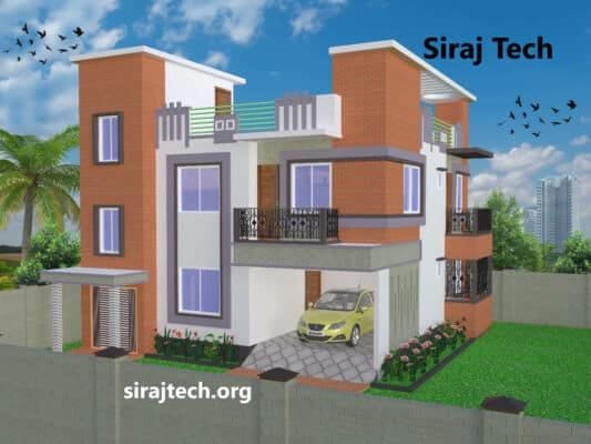 Duplex house plans in Bangladesh