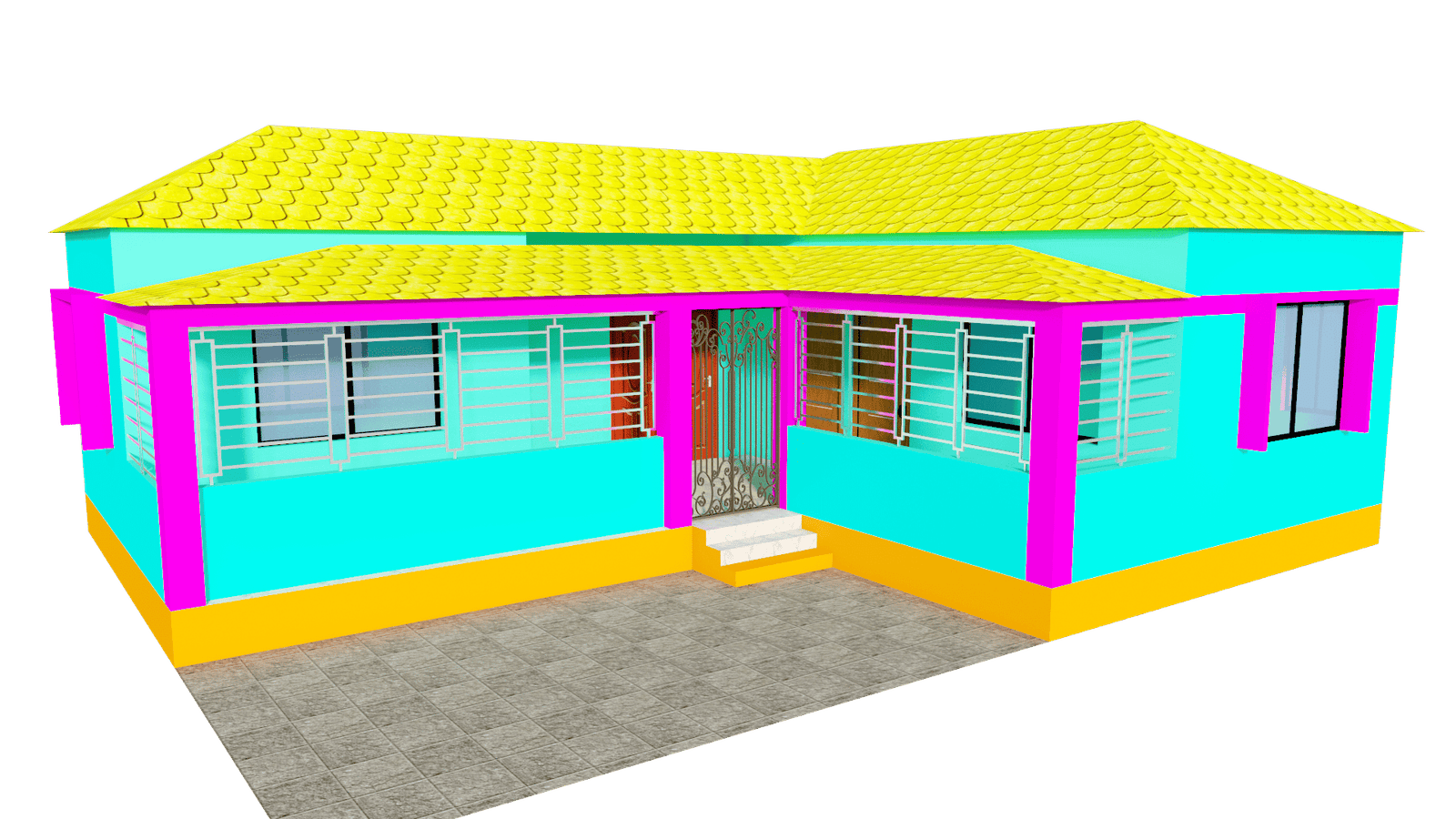 Tin shed house design in bangladesh | এল শেপ টিনের বাড়ির ডিজাইন