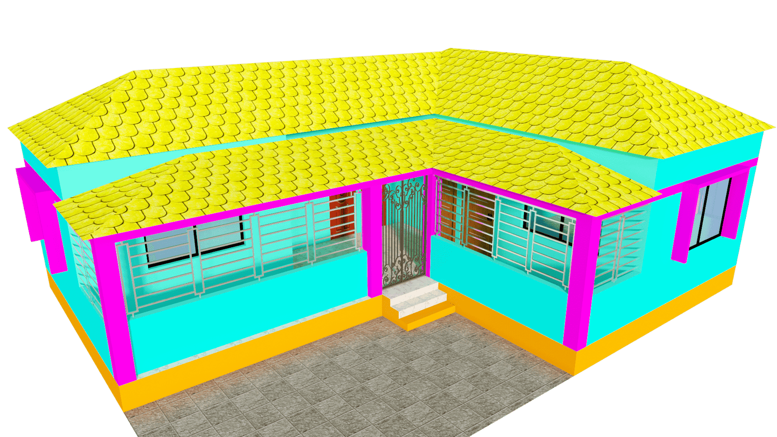 Tin shed house design in bangladesh | এল শেপ টিনের বাড়ির ডিজাইন 2