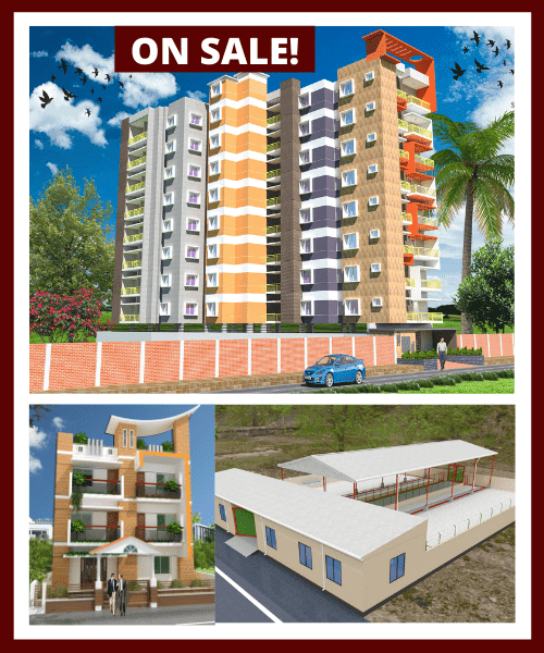Factory-Industry-Cow Shed And 3 Story or Above House Design