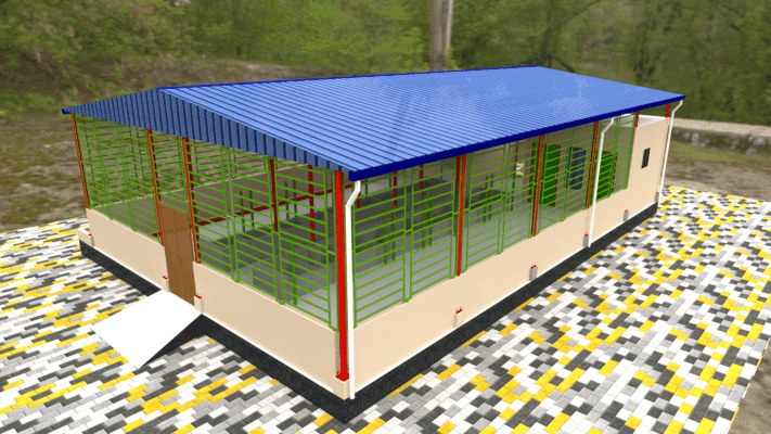Small Cow Shed Plan