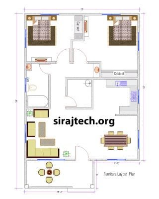 2 bedroom tiner barir noksha