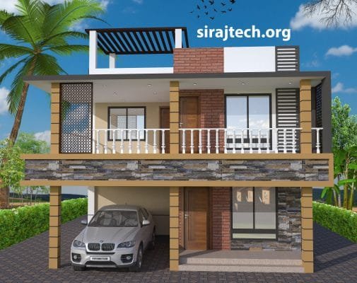 5 bedroom duplex house design