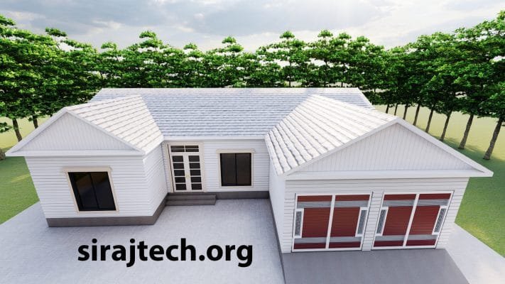 U Shaped House plans in Bangladesh