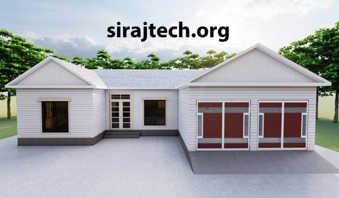 U Shaped House plans in Bangladesh