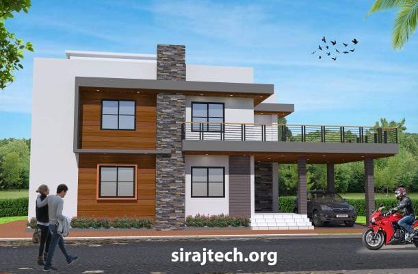 low budget duplex house design