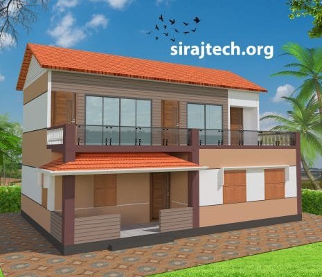 Small duplex house design