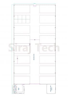 Steel structure warehouse design