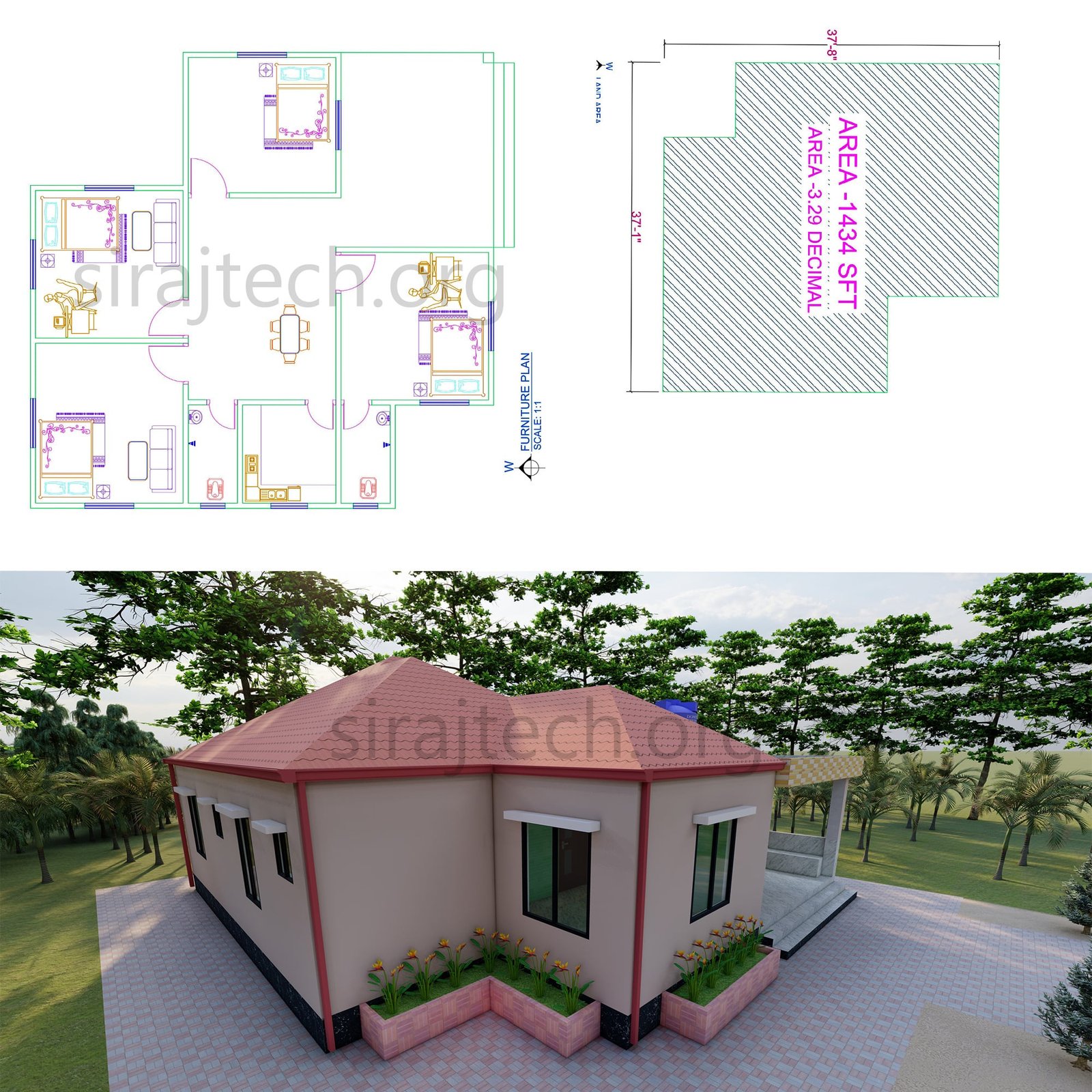 Tiny house Plans - বাড়ি তৈরির নকশা ছবি 5