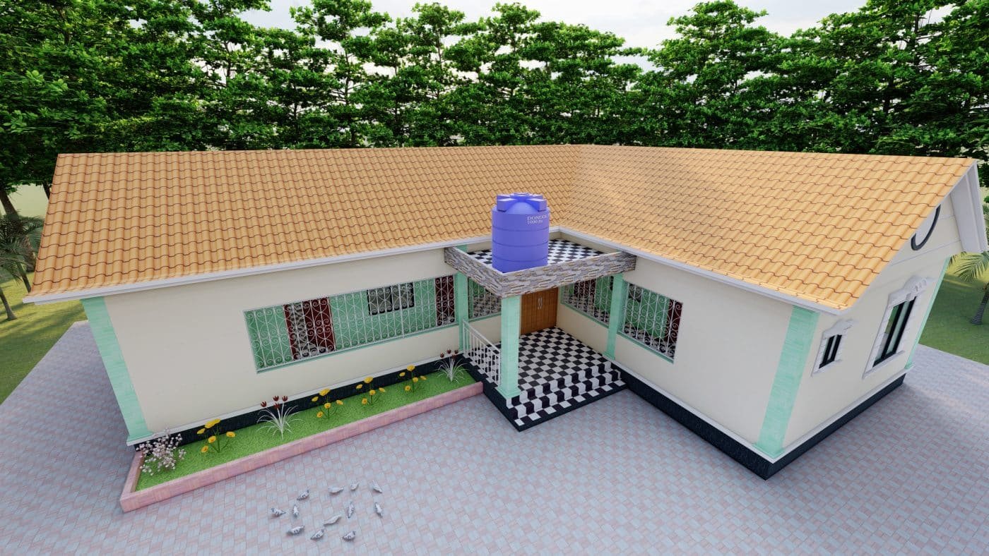 L system house design