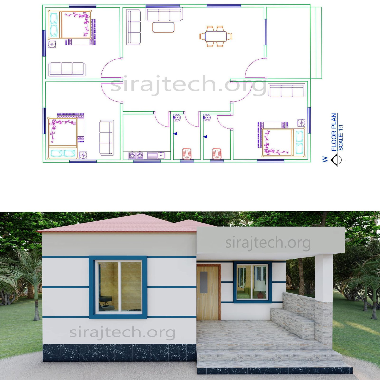 Tiny home house plans - কম খরচে ছোট বাড়ি