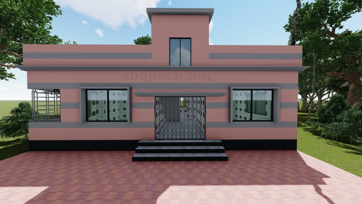 3 bhk house design