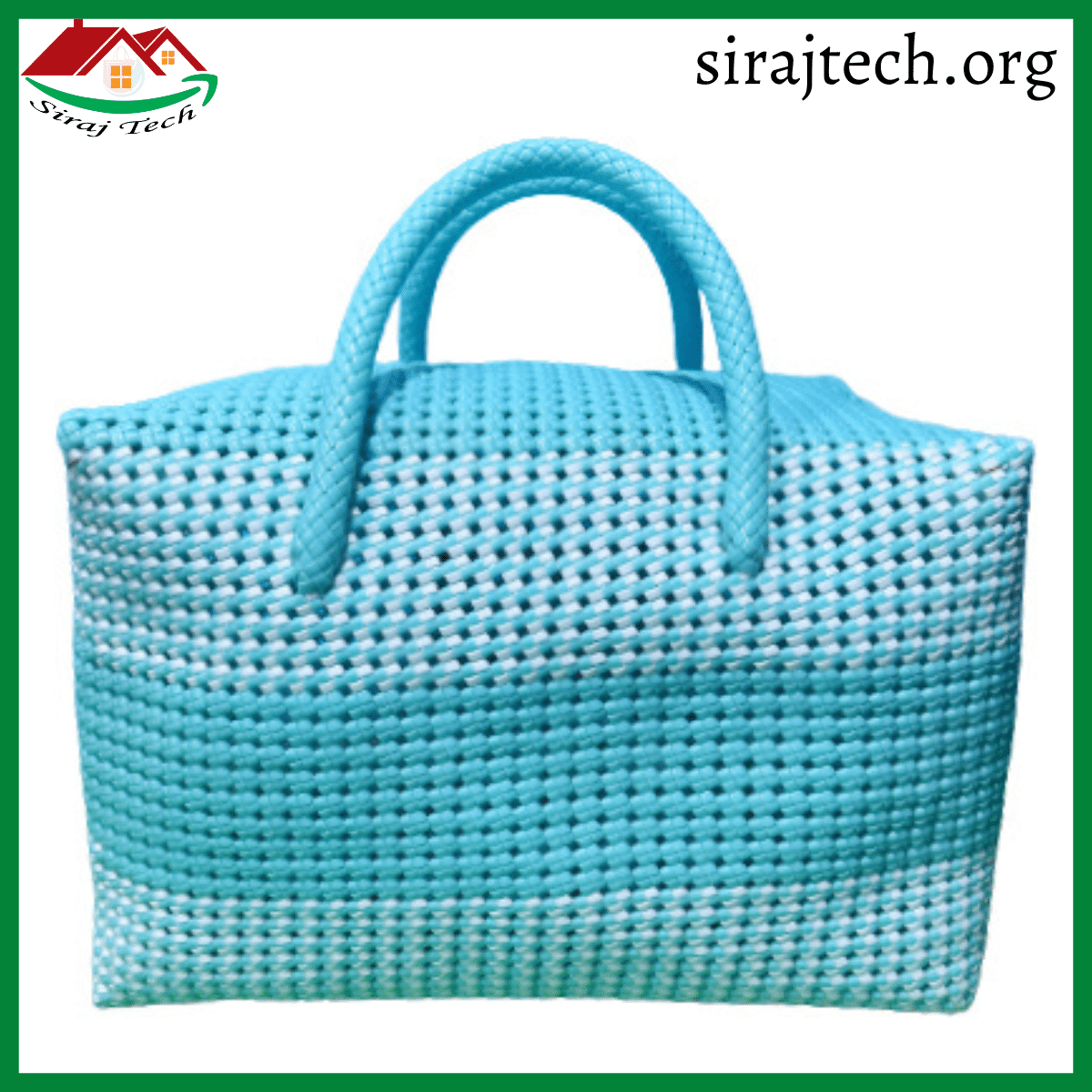 Handmade Plastic Hand Bag | সম্পূর্ণ হাতে তৈরি প্লাস্টিক হ্যান্ড ব্যাগ 10