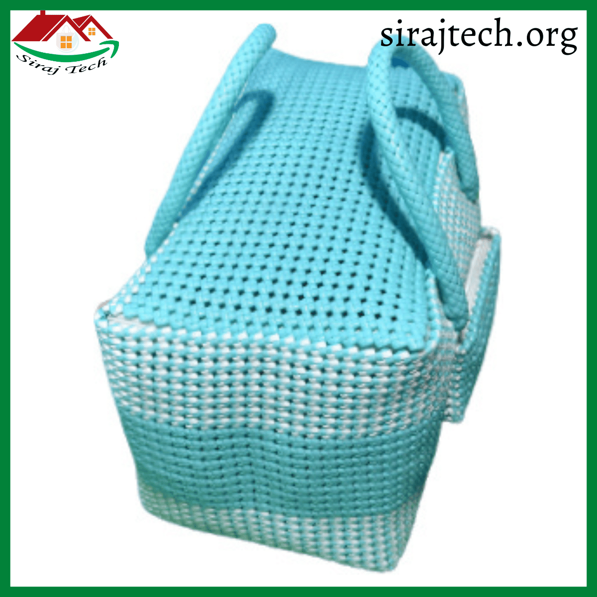 Handmade Plastic Hand Bag | সম্পূর্ণ হাতে তৈরি প্লাস্টিক হ্যান্ড ব্যাগ 11