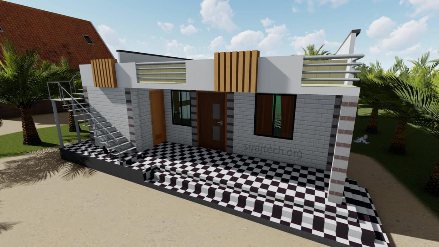 Modern one story house plans