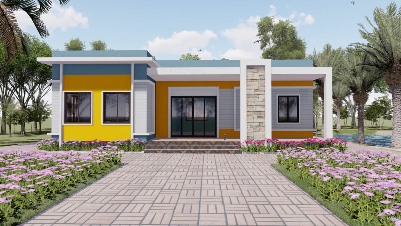 New house design in village