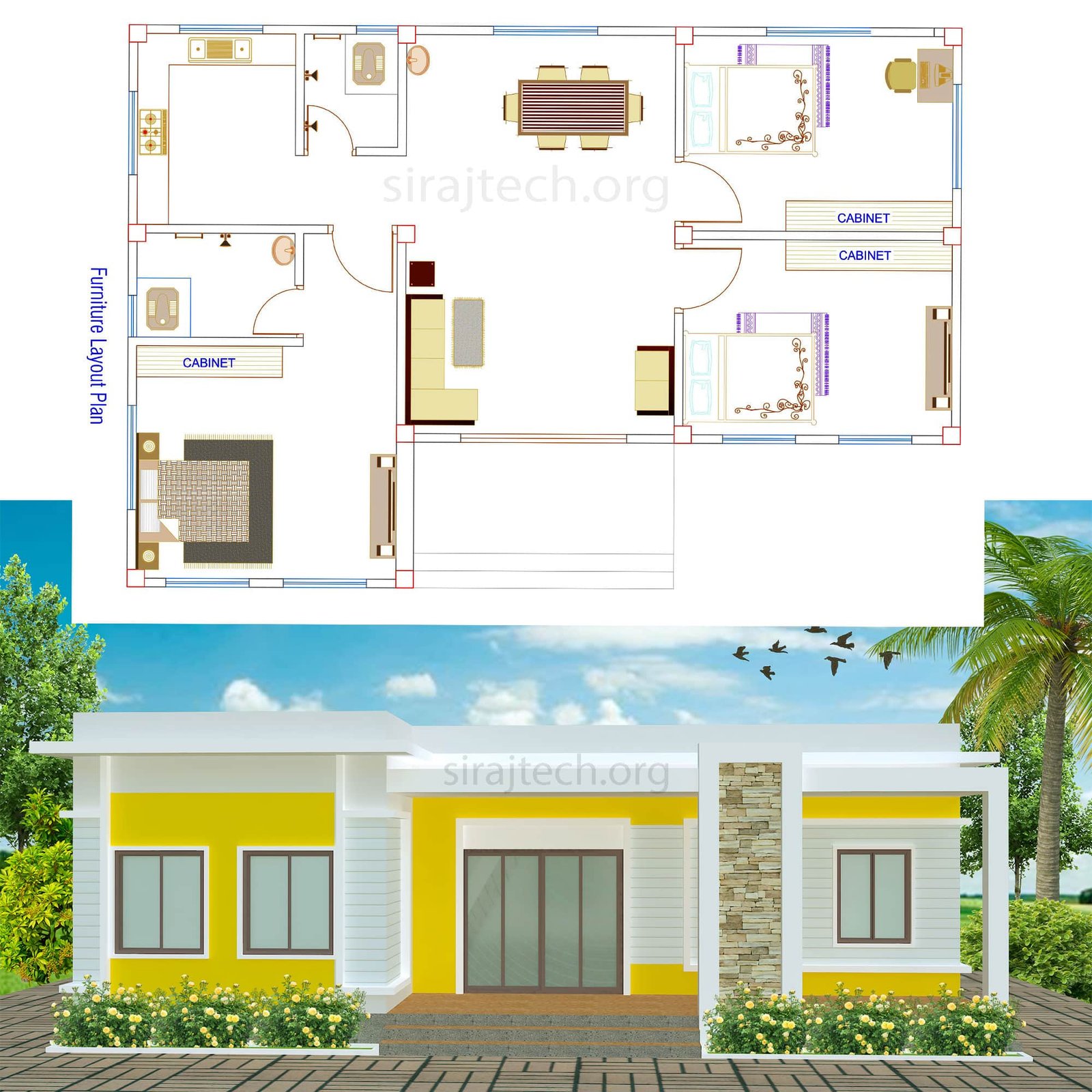 New house design in BD - ছোট পরিবারের জন্য সুন্দর বাড়ি