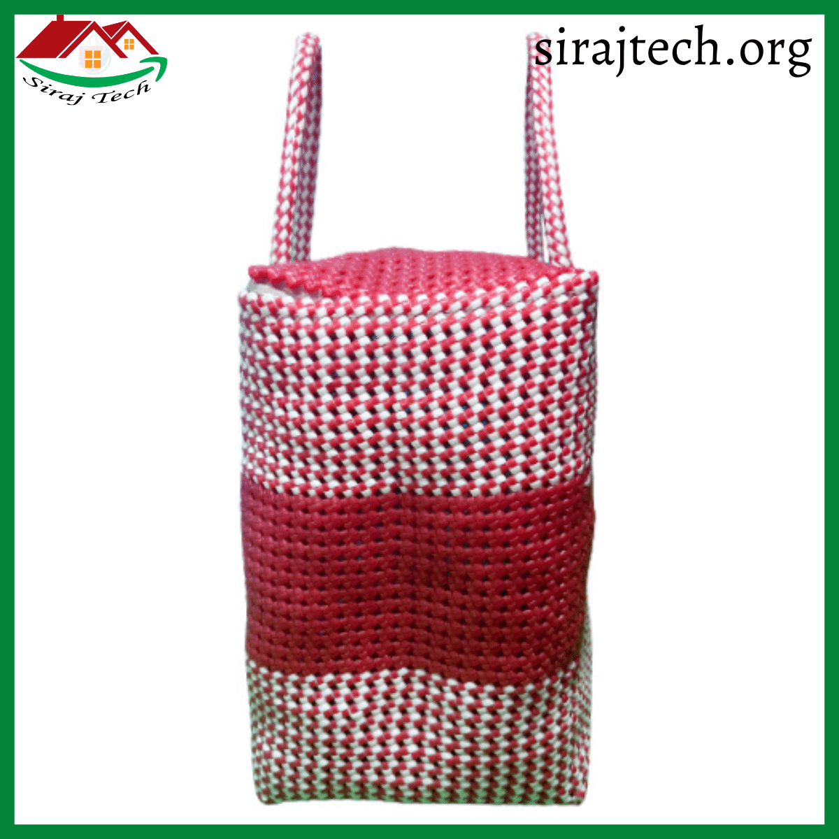 Handmade Plastic Hand Bag | সম্পূর্ণ হাতে তৈরি প্লাস্টিক হ্যান্ড ব্যাগ 13