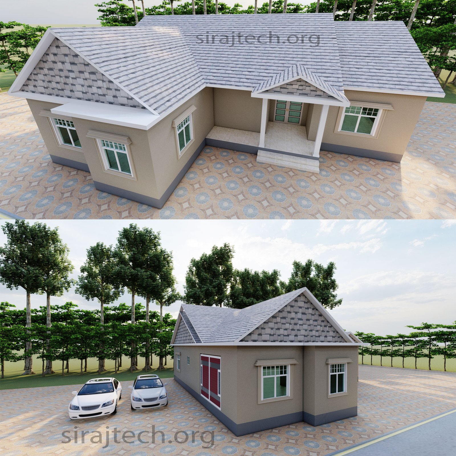 Low cost cottage design - ছোট বাড়ির ডিজাইন 4