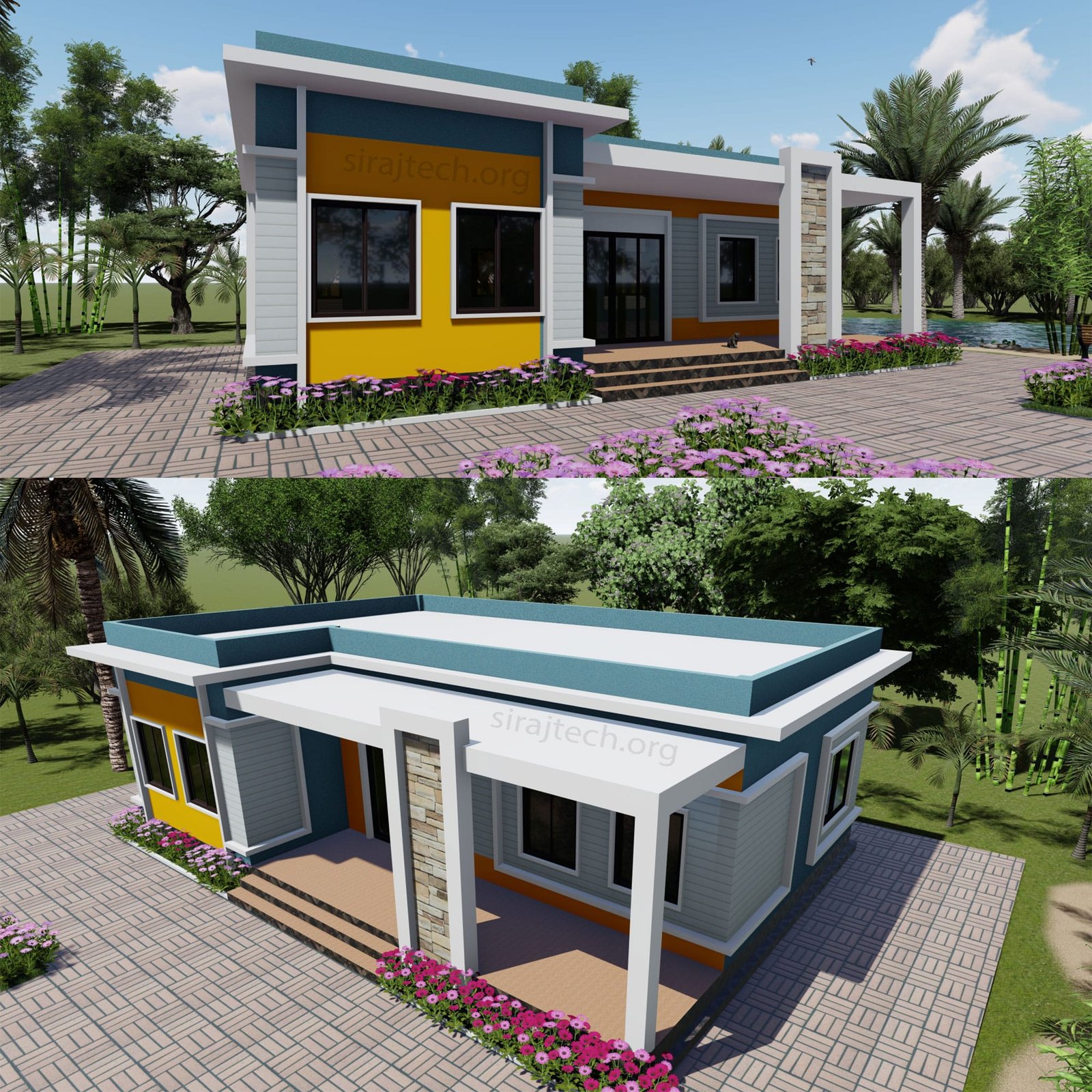 New house design in BD - ছোট পরিবারের জন্য সুন্দর বাড়ি 5