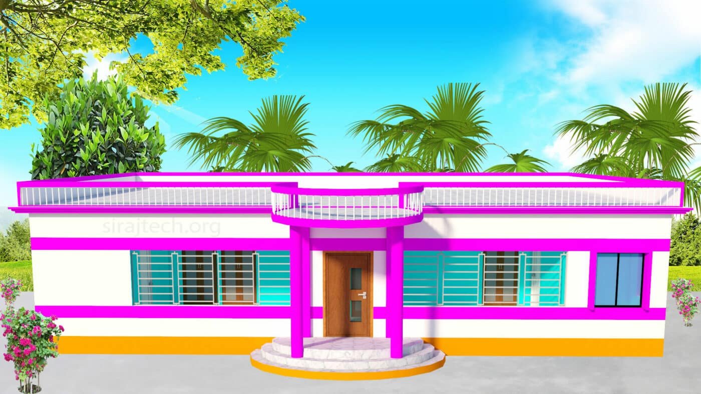 4 bedroom 3d house plans