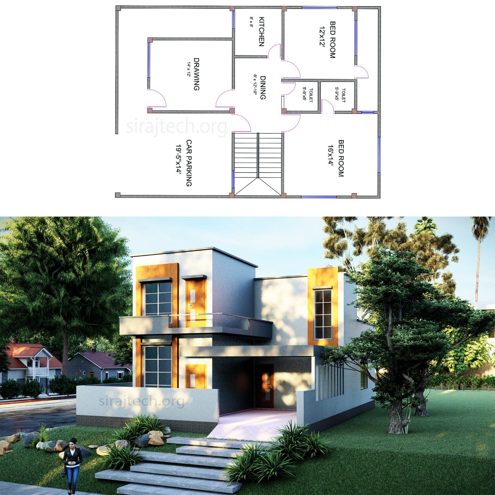 Best Duplex House Designs - আধুনিক ডুপ্লেক্স বাড়ির ডিজাইন