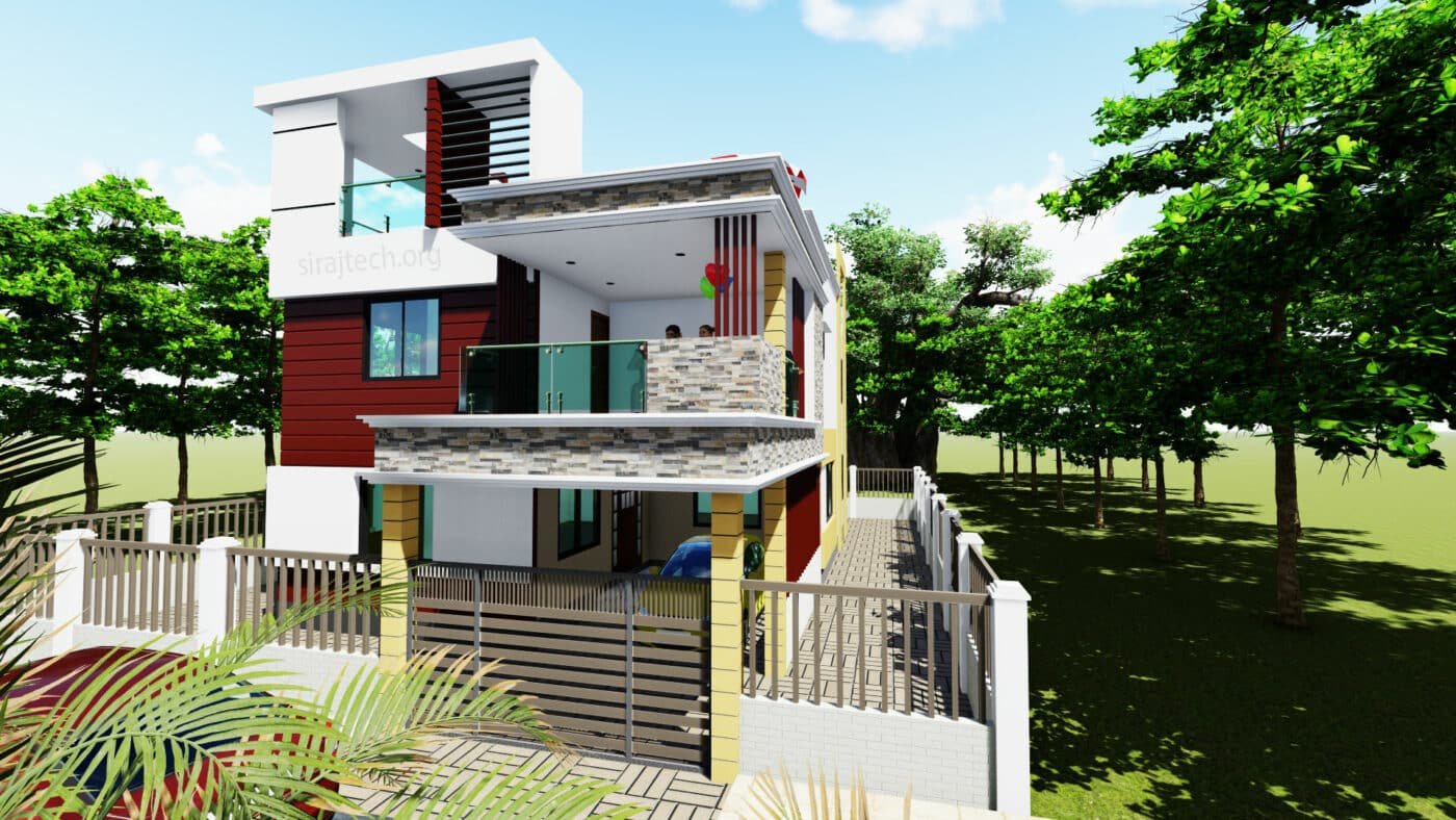 Duplex house in Bangladesh