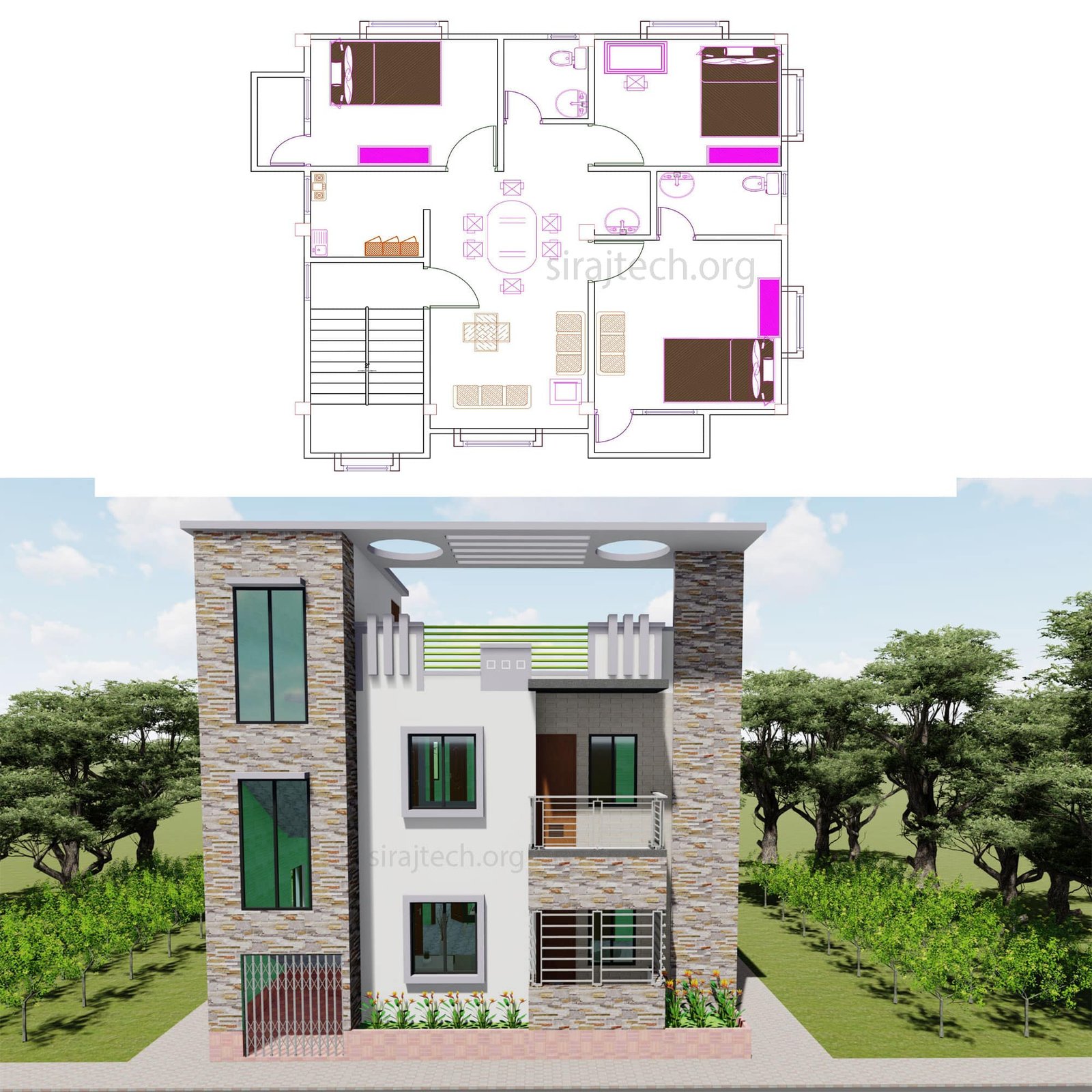 Floor Plan + 3D Visualizer | Best Design Services in Bangladesh 6