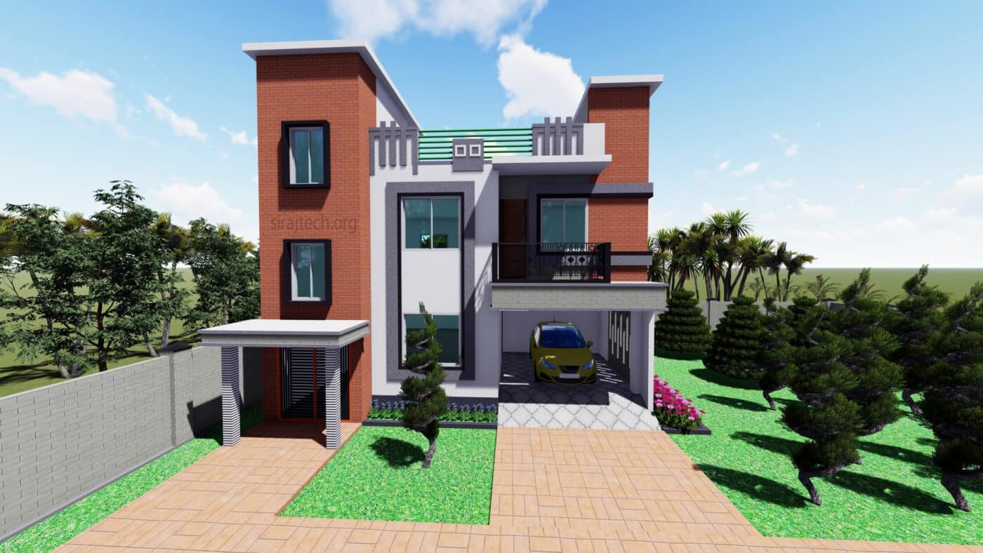 Two Storey Modern House Designs