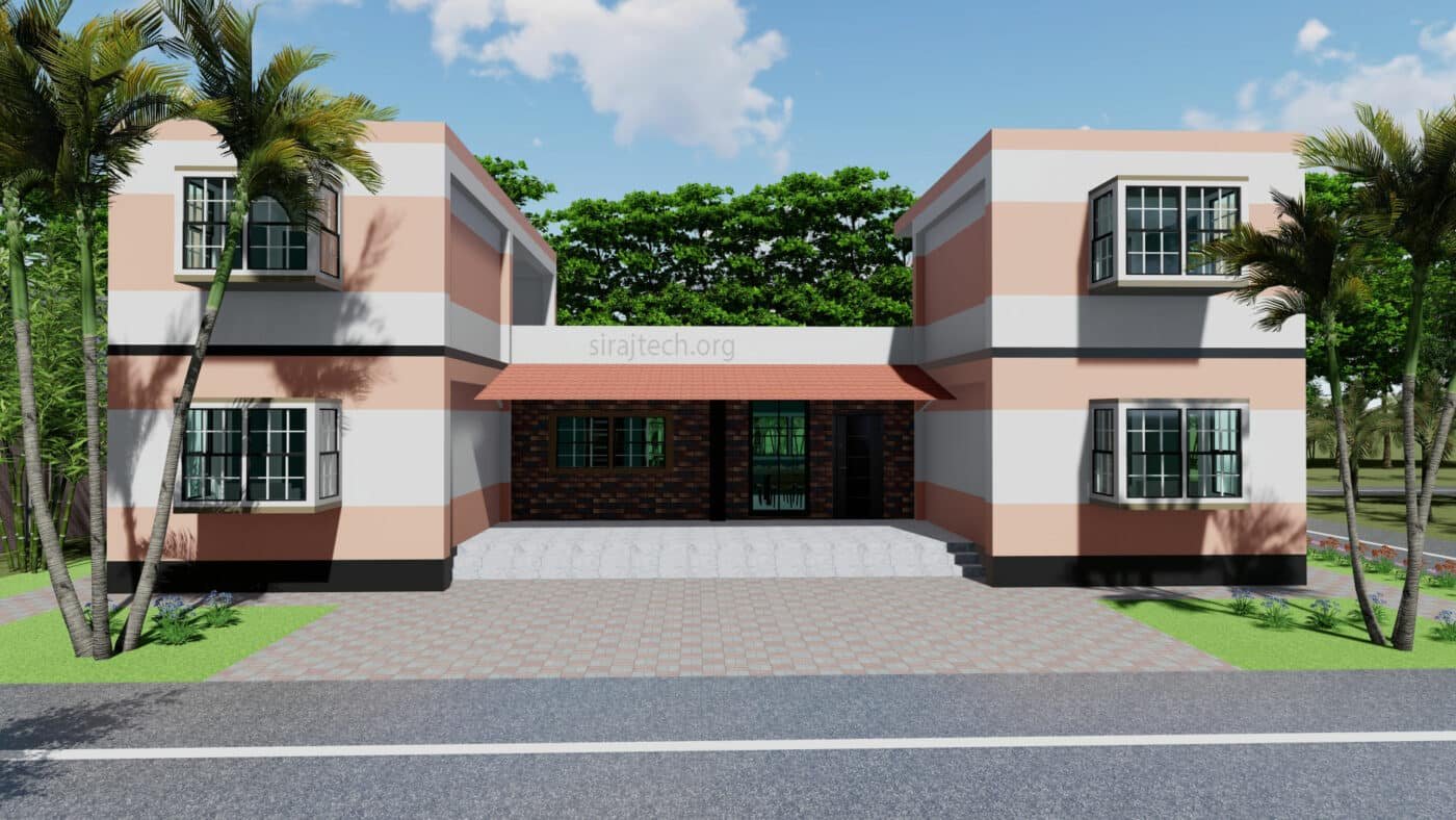 2 storey small house design