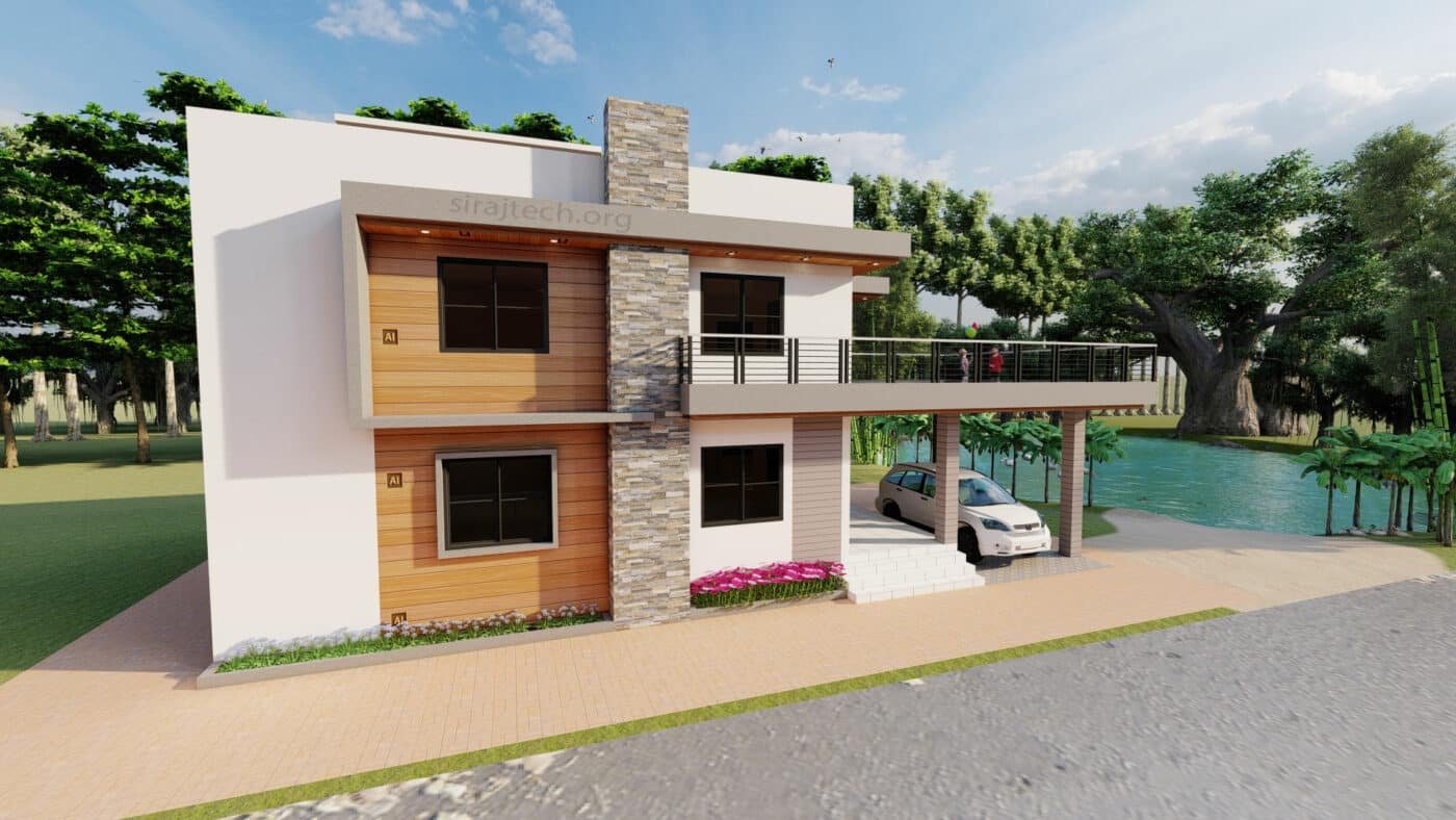 4 bhk house plan for village