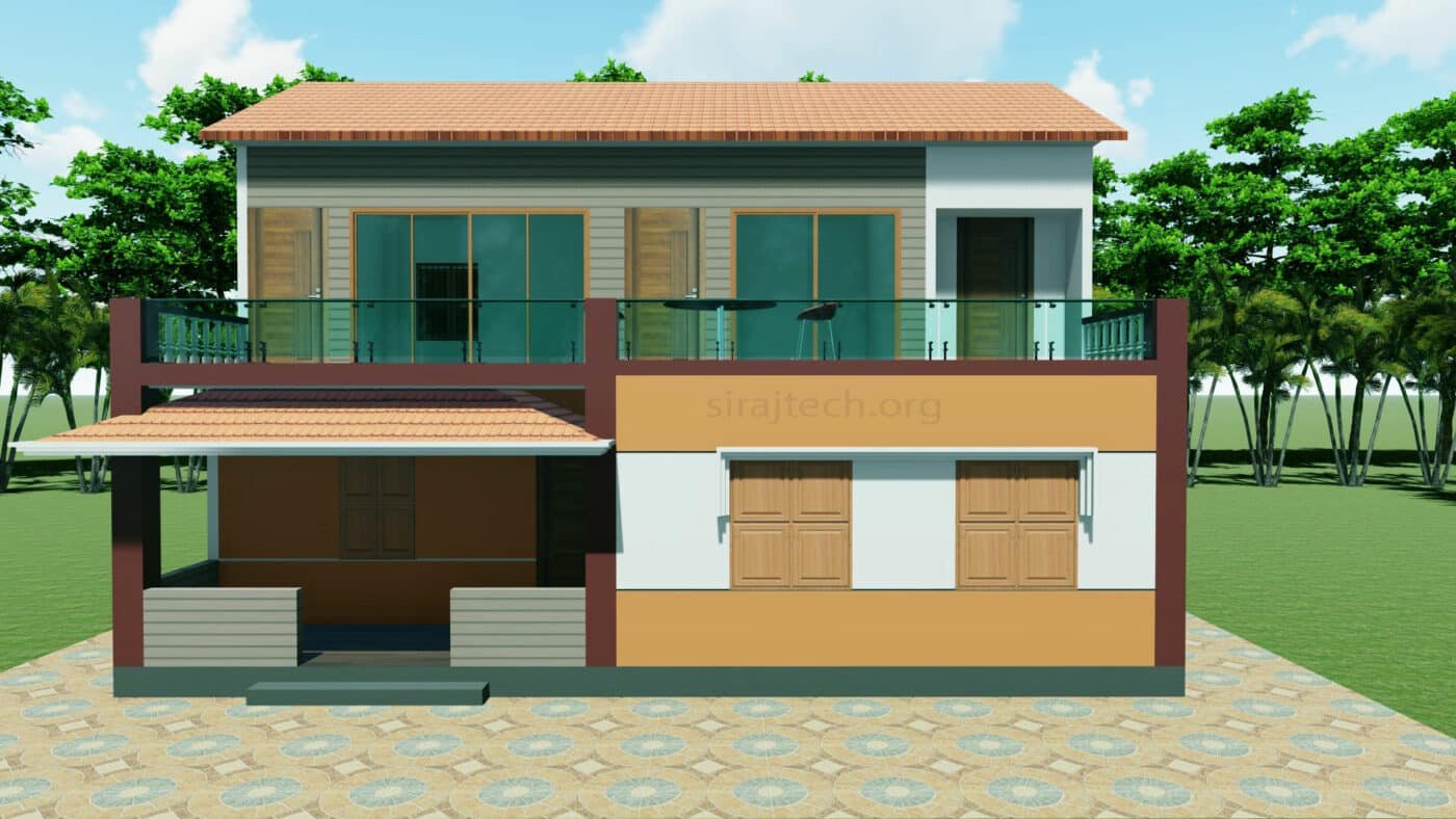 Duplex small house design